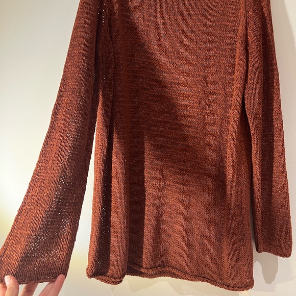 AA mesh/knit tunic sweater ~ - Picture 2 of 6